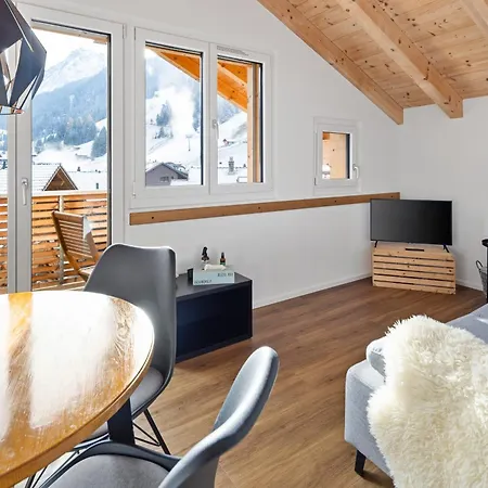 Chuenislodge3 Neu&stilvoll, 2balkone, Echtes Bijou Mit Top-aussicht Апартаменты Адельбоден